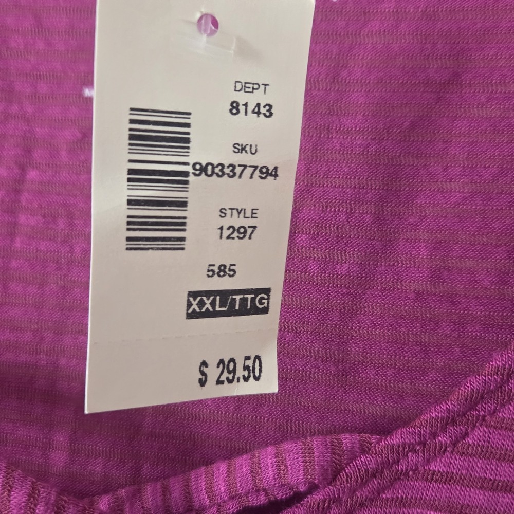 NWT Aeropostale Seriously Soft Aero Girl Tee Womens Size XXL Striped Sheer - Picture 4 of 10